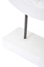 Hamilton Interiors Accessories Fidel Small Distressed White Mango Wood Sculpture House of Isabella UK