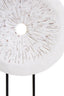 Hamilton Interiors Accessories Fidel Small Distressed White Mango Wood Sculpture House of Isabella UK