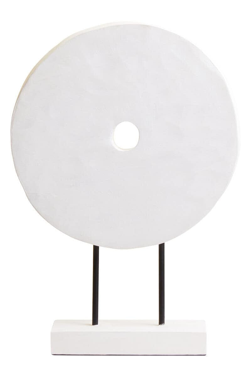 Hamilton Interiors Accessories Fidel Small Distressed White Mango Wood Sculpture House of Isabella UK