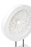 Hamilton Interiors Accessories Fidel Small Distressed White Mango Wood Sculpture House of Isabella UK