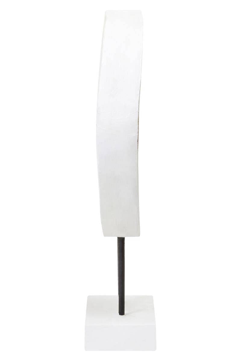Hamilton Interiors Accessories Fidel Small Distressed White Mango Wood Sculpture House of Isabella UK