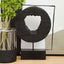 Hamilton Interiors Accessories Fidel Small Rustic Mango Wood Sculpture On Stand House of Isabella UK