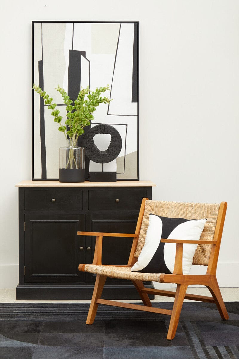 Hamilton Interiors Accessories Fidel Small Rustic Mango Wood Sculpture On Stand House of Isabella UK