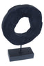 Hamilton Interiors Accessories Fidel Small Rustic Mango Wood Sculpture On Stand House of Isabella UK