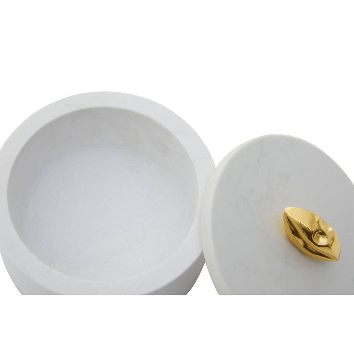 Hamilton Interiors Accessories Flos White Marble Storage Jar House of Isabella UK