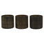 Hamilton Interiors Accessories Gaia Set Of 3 Mosaic Glass Tealight Holders House of Isabella UK