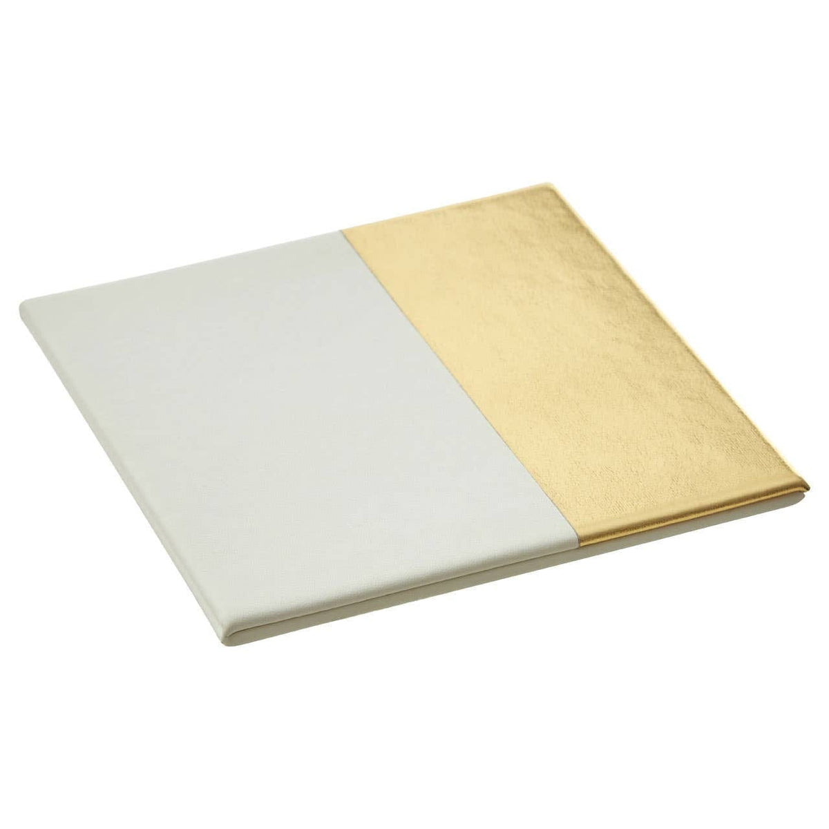 Hamilton Interiors Accessories Geome Set of 4 Square White and Gold Coasters House of Isabella UK