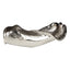 Hamilton Interiors Accessories Hampstead Textured Nickel Finish Large Leaf Dish House of Isabella UK