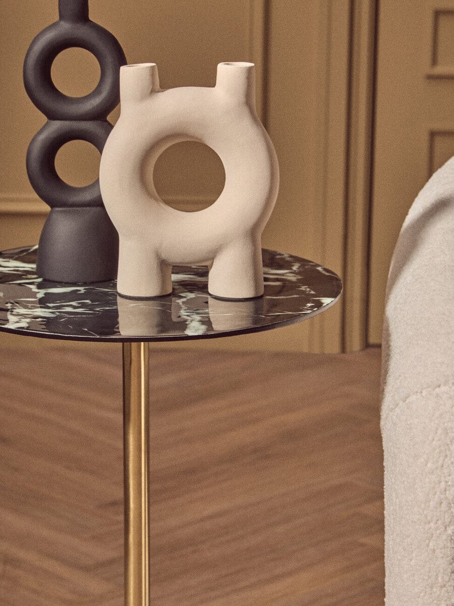 Hamilton Interiors Accessories Hapax Large Black Candle Holder House of Isabella UK