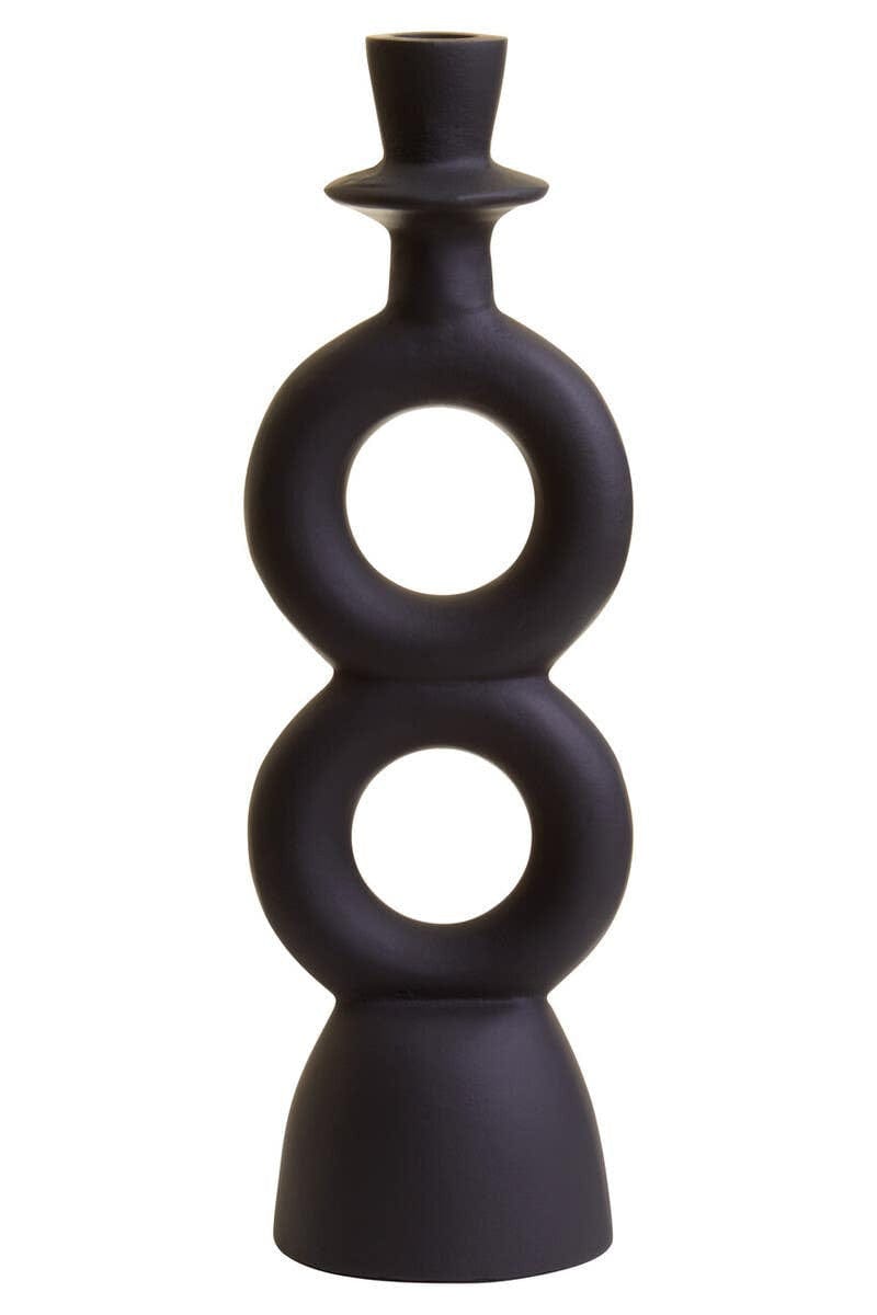 Hamilton Interiors Accessories Hapax Large Black Candle Holder House of Isabella UK