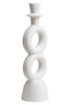 Hamilton Interiors Accessories Hapax Large Cream Candle Holder House of Isabella UK