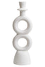Hamilton Interiors Accessories Hapax Large Cream Candle Holder House of Isabella UK
