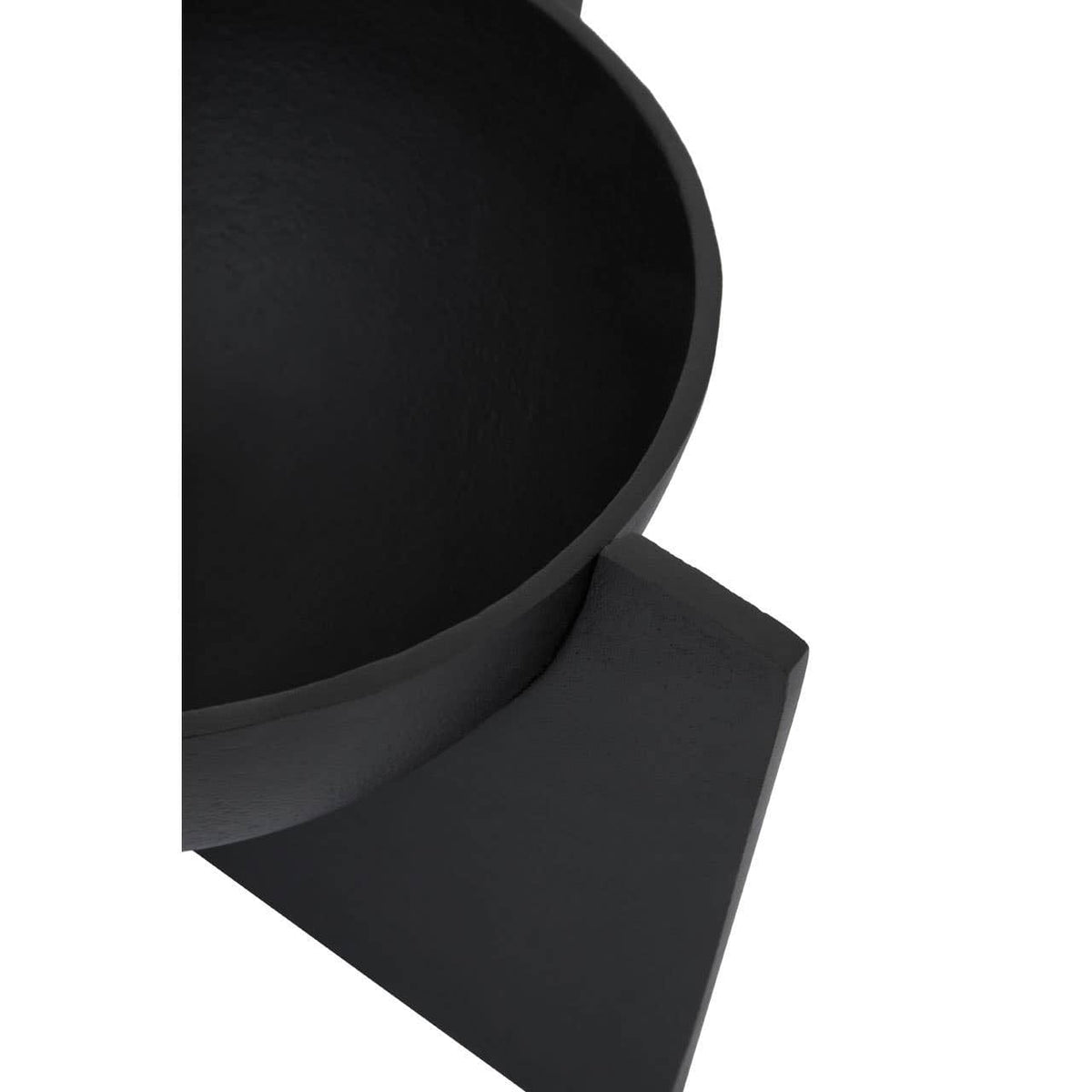 Hamilton Interiors Accessories Hapax Matte Black Finish Bowl House of Isabella UK