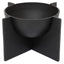 Hamilton Interiors Accessories Hapax Matte Black Finish Bowl House of Isabella UK