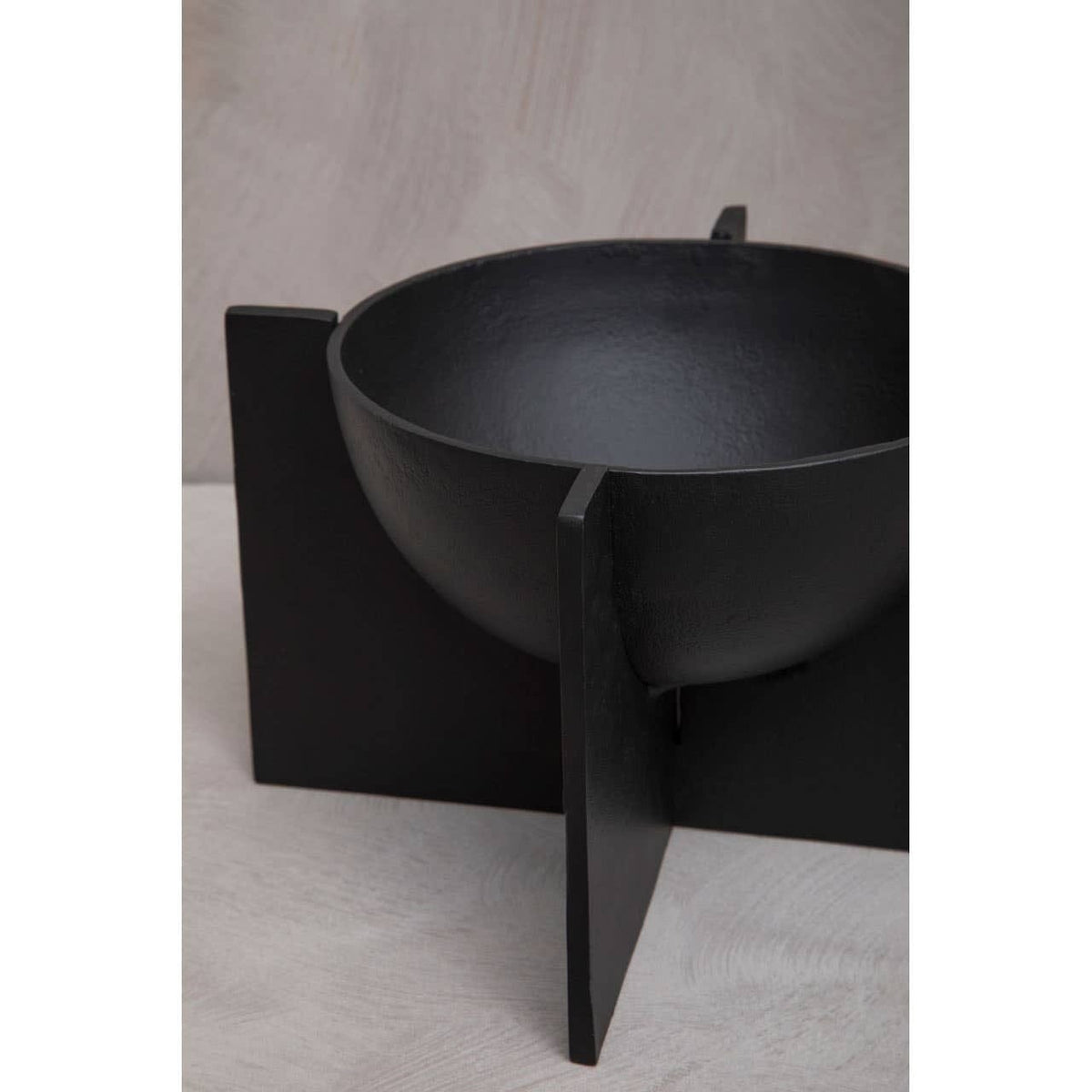 Hamilton Interiors Accessories Hapax Matte Black Finish Bowl House of Isabella UK