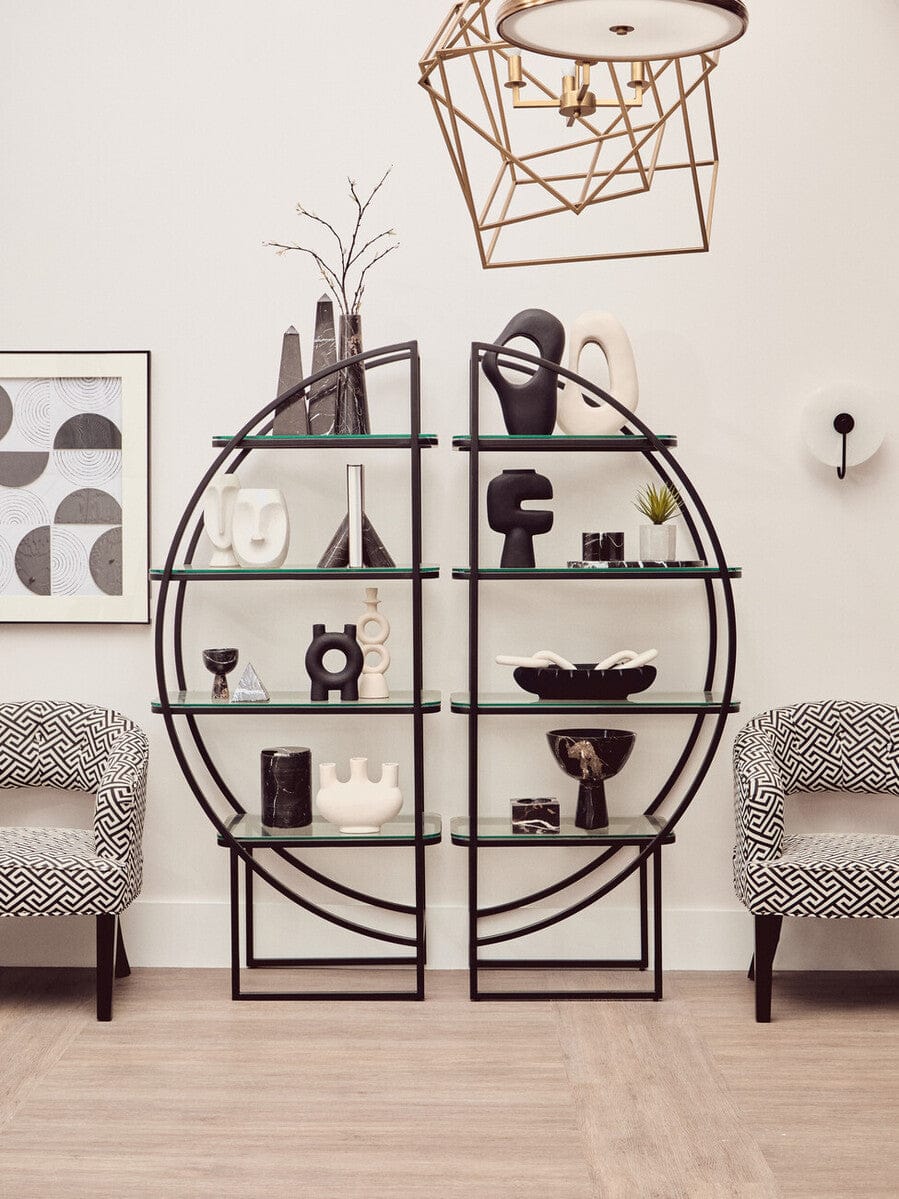 Hamilton Interiors Accessories Hapax Small Black Candle Holder House of Isabella UK