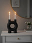 Hamilton Interiors Accessories Hapax Small Black Candle Holder House of Isabella UK