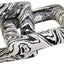 Hamilton Interiors Accessories Helsa Black And White Marble Two Link Chain House of Isabella UK