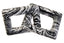 Hamilton Interiors Accessories Helsa Black And White Marble Two Link Chain House of Isabella UK