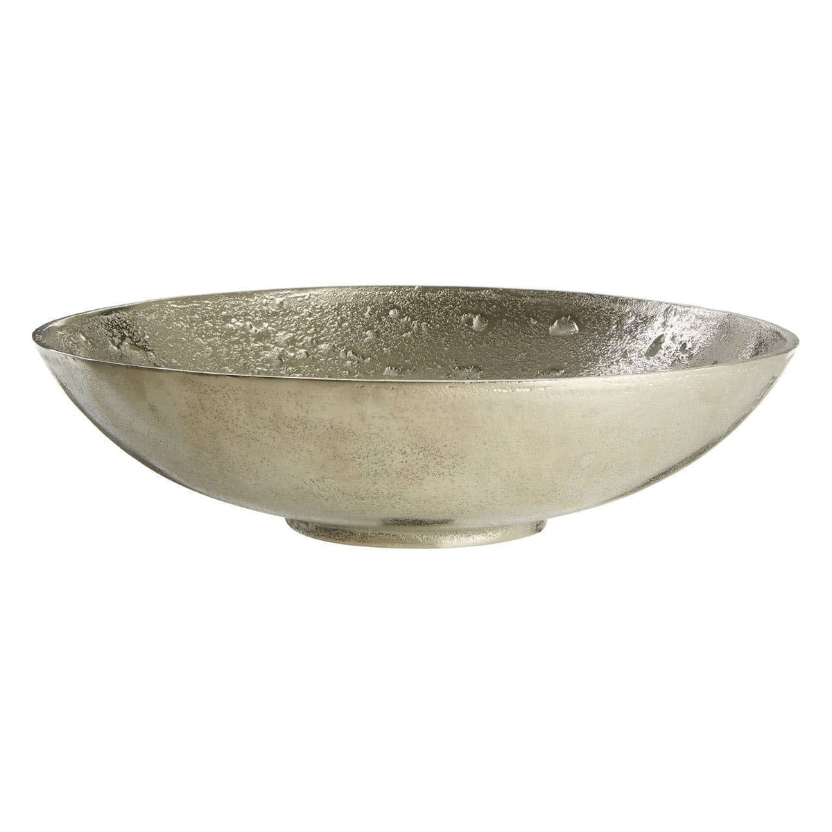 Hamilton Interiors Accessories Hempstead Large Nickel Finish Bowl House of Isabella UK