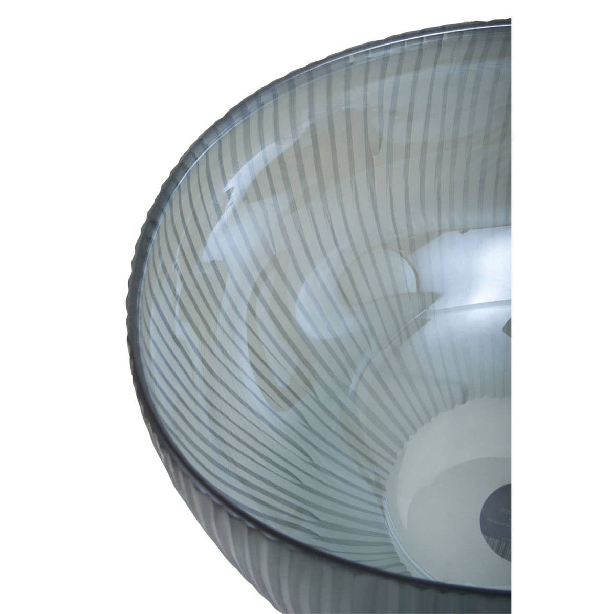 Hamilton Interiors Accessories Hessa Grey Glass Bowl House of Isabella UK