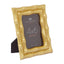 Hamilton Interiors Accessories Hiba Gold Finish Bamboo Effect Photo Frame 4x6in House of Isabella UK