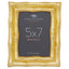Hamilton Interiors Accessories Hiba Gold Finish Bamboo Effect Photo Frame 5x7in House of Isabella UK