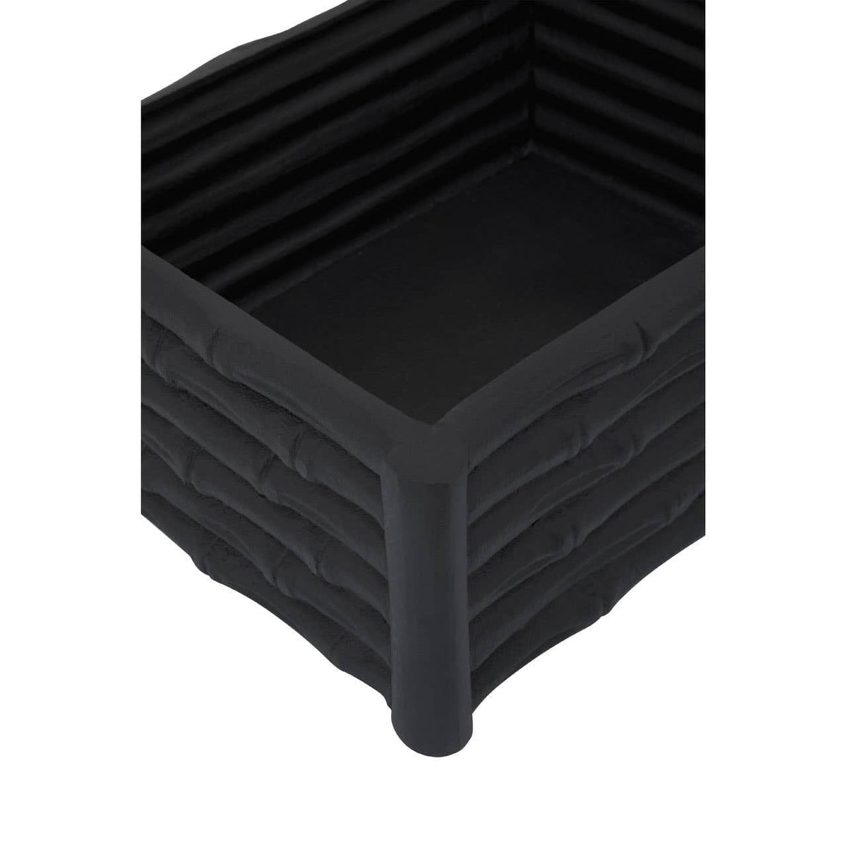 Hamilton Interiors Accessories Hiba Large Black Finish Bamboo Effect Trinket Box House of Isabella UK