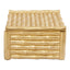 Hamilton Interiors Accessories Hiba Large Gold Finish Bamboo Effect Trinket Box House of Isabella UK