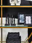 Hamilton Interiors Accessories Hiba Set Of Two Black Finish Bamboo Effect Bookends House of Isabella UK