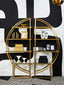 Hamilton Interiors Accessories Hiba Set Of Two Black Finish Bamboo Effect Bookends House of Isabella UK