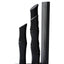 Hamilton Interiors Accessories Hiba Set Of Two Black Finish Bamboo Effect Bookends House of Isabella UK