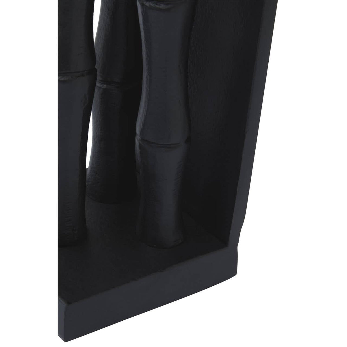 Hamilton Interiors Accessories Hiba Set Of Two Black Finish Bamboo Effect Bookends House of Isabella UK