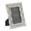 Hamilton Interiors Accessories Hiba Silver Finish Bamboo Effect 4In X 6In Photo Frame House of Isabella UK