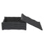 Hamilton Interiors Accessories Hiba Small Black Finish Bamboo Effect Trinket Box House of Isabella UK