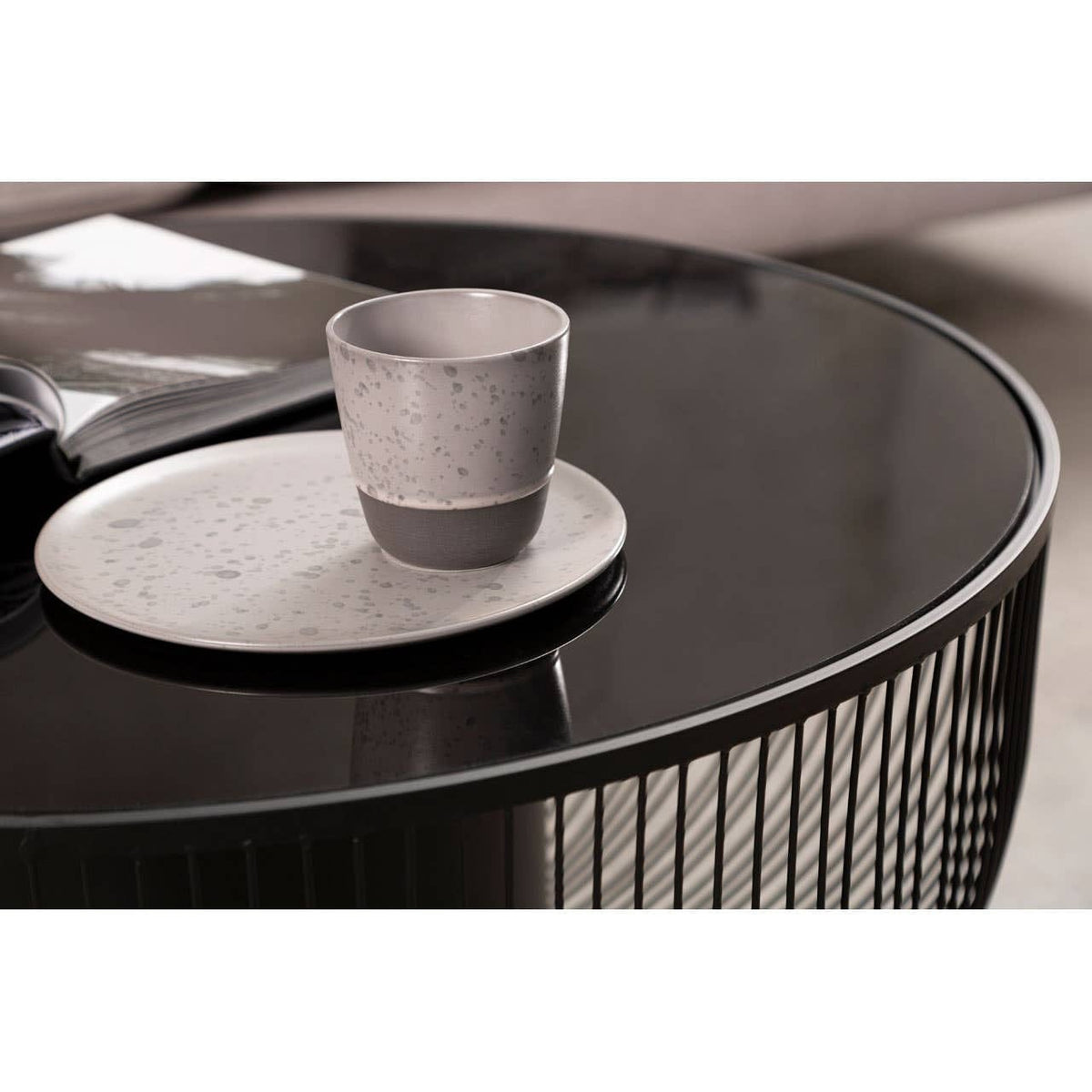 Hamilton Interiors Accessories Hygge Grey Speckled Cup House of Isabella UK