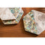 Hamilton Interiors Accessories Imogen Set Of 4 Beige Marble And Paua Shell Coasters House of Isabella UK