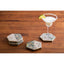 Hamilton Interiors Accessories Imogen Set Of 4 Beige Marble And Paua Shell Coasters House of Isabella UK