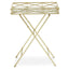 Hamilton Interiors Accessories Jolie Rectangle Gold Tray Table House of Isabella UK