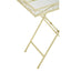 Hamilton Interiors Accessories Jolie Rectangle Gold Tray Table House of Isabella UK