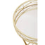 Hamilton Interiors Accessories Jolie Round Gold Tray Table House of Isabella UK