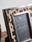 Hamilton Interiors Accessories Kensington Townhouse 4In x 6In Leopard Design Photo Frame House of Isabella UK