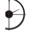 Hamilton Interiors Accessories Kent 40cm Dia Small Black Finish Wall Clock House of Isabella UK