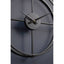 Hamilton Interiors Accessories Kent 40cm Dia Small Black Finish Wall Clock House of Isabella UK
