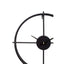 Hamilton Interiors Accessories Kent 40cm Dia Small Black Finish Wall Clock House of Isabella UK