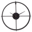 Hamilton Interiors Accessories Kent 40cm Dia Small Black Finish Wall Clock House of Isabella UK