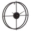 Hamilton Interiors Accessories Kent 40cm Dia Small Black Finish Wall Clock House of Isabella UK