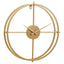 Hamilton Interiors Accessories Kent 40cm Dia Small Gold Finish Wall Clock House of Isabella UK