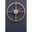 Hamilton Interiors Accessories Kent 40cm Dia Small Gold Finish Wall Clock House of Isabella UK