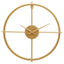 Hamilton Interiors Accessories Kent 40cm Dia Small Gold Finish Wall Clock House of Isabella UK